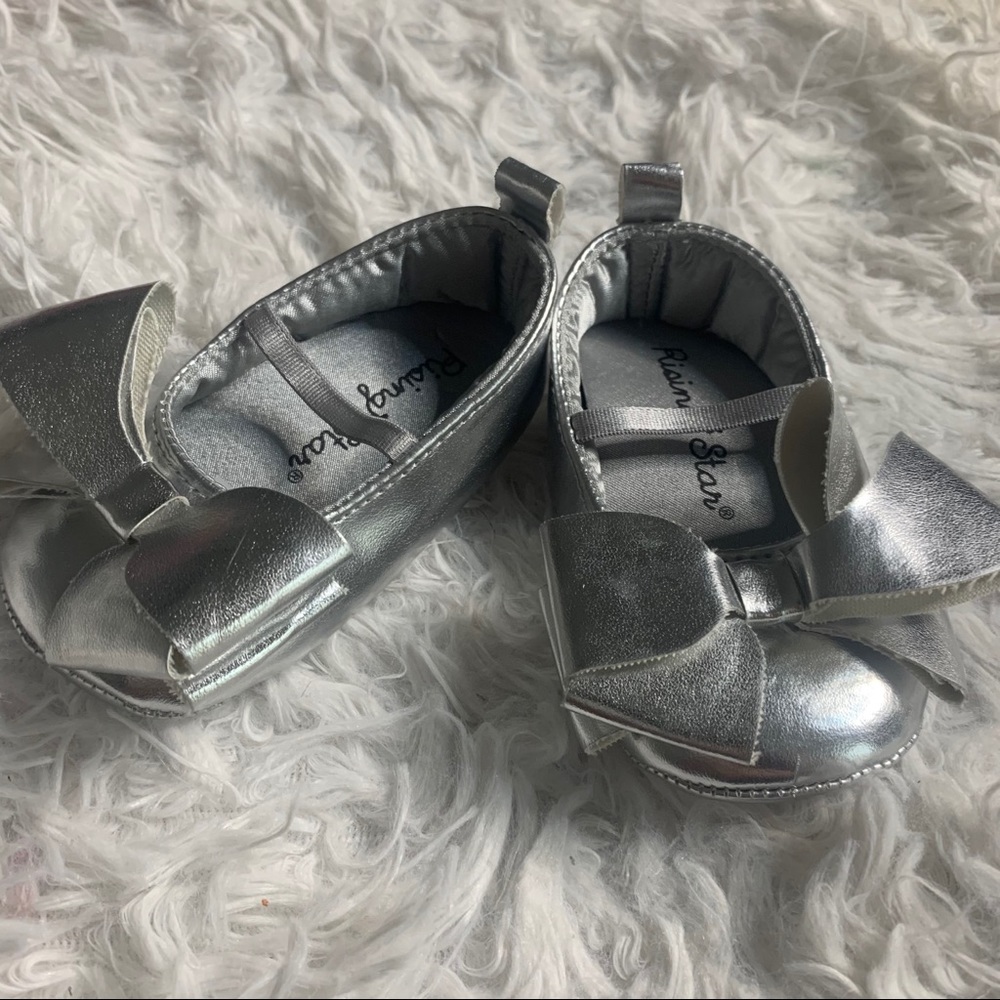 Silver Bow shoes